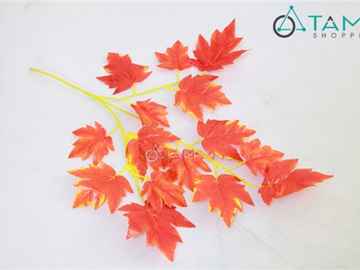 Cành lá phong đỏ giả số 62